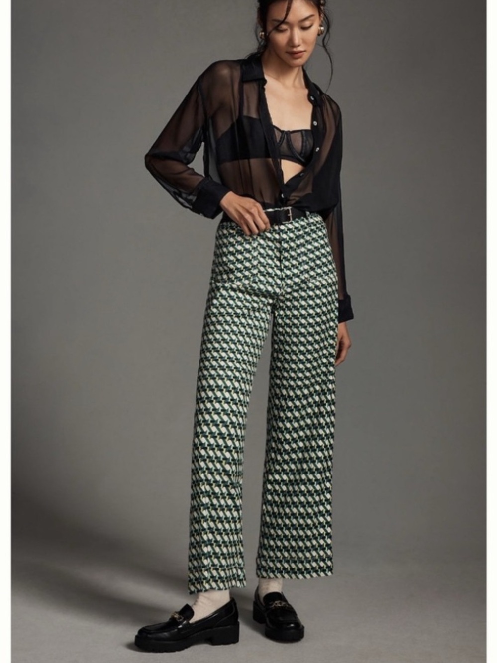 Anthropologie Colette Petite Black and White Maeve.